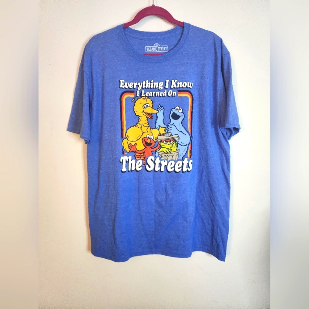 Sesame street xl tee. Big bird, cookie monster, elmo. Unisex.